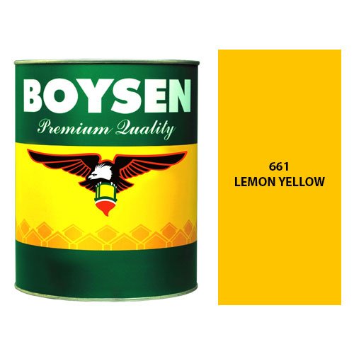 Boysen Quick Drying Enamel Lemon Yellow – Top-Most Hardware & Construction  Supplies