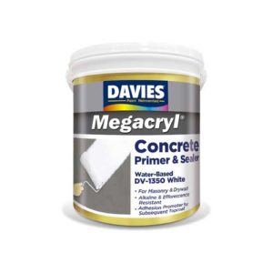 Davies Megacryl Concrete Primer & Sealer White10983