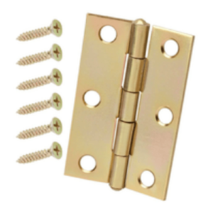 Utility Hinges Brass (1)